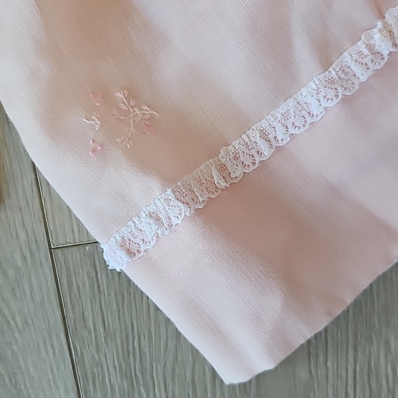 Vintage Sarah Louise English Wool Blend Baby Girls Pink Dress, 6-12 Months - Picture 5 of 15